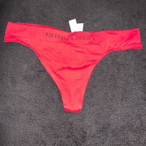 NWT! Victoria’s Secret Large red thong panty